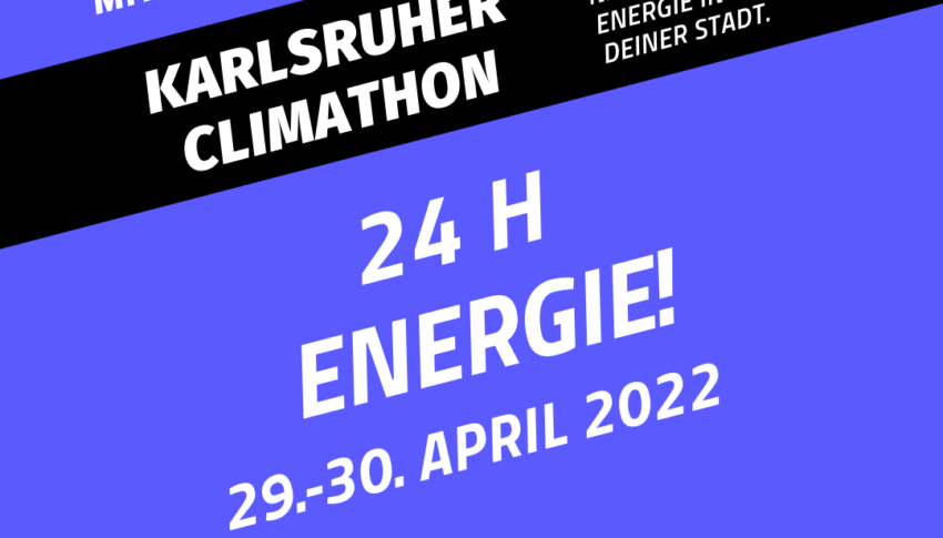 Energie! Climathon Karlsruhe 2022