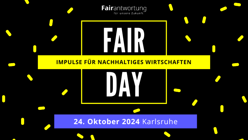 Banner für den FairDay am 24. Oktober 2024